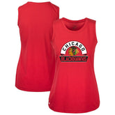 NHL Chicago Blackhawks Levelwear Women's Macy Banner Arch Tank Top
