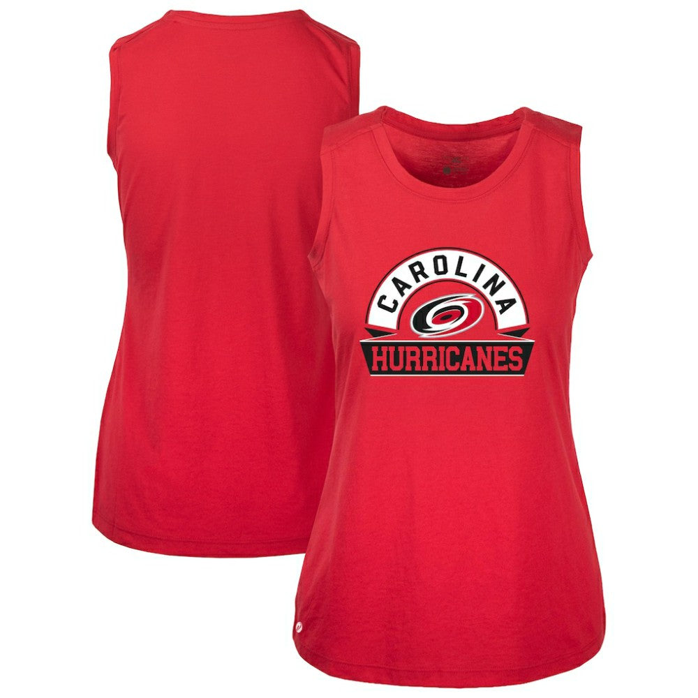 NHL Carolina Hurricanes Levelwear Women's Macy Banner Arch Tank Top