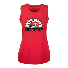 NHL Carolina Hurricanes Levelwear Women's Macy Banner Arch Tank Top