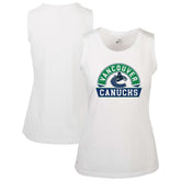 NHL Vancouver Canucks Levelwear Women's Macy Banner Arch Tank Top
