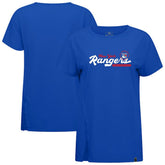 NHL New York Rangers Levelwear Women's Influx Monument T-Shirt