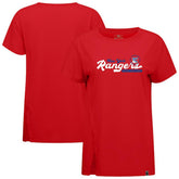 NHL New York Rangers Levelwear Women's Influx Monument T-Shirt