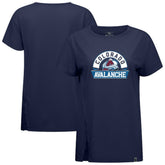 NHL Colorado Avalanche Levelwear Women's Influx Banner Arch T-Shirt