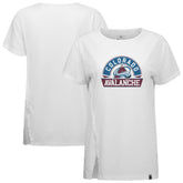 NHL Colorado Avalanche Levelwear Women's Influx Banner Arch T-Shirt