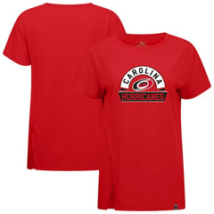 NHL Carolina Hurricanes Levelwear Women's Influx Banner Arch T-Shirt