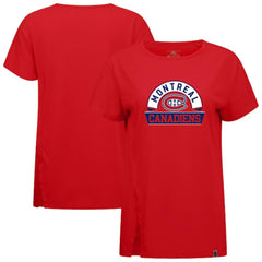 NHL Montreal Canadiens Levelwear Women's Influx Banner Arch T-Shirt