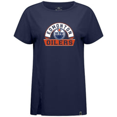 NHL Edmonton Oilers Levelwear Women's Influx Banner Arch T-Shirt