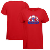 NHL New York Rangers Levelwear Women's Influx Banner Arch T-Shirt