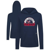 NHL Columbus Blue Jackets Levelwear Women's Relay Banner Arch Pullover Hoodie