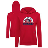 NHL Columbus Blue Jackets Levelwear Women's Relay Banner Arch Pullover Hoodie