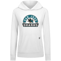 NHL San Jose Sharks Levelwear Women's Relay Banner Arch Pullover Hoodie