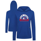 NHL New York Rangers Levelwear Women's Relay Banner Arch Pullover Hoodie