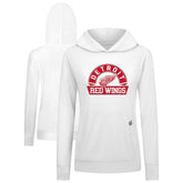 NHL Detroit Red Wings Levelwear Women's Relay Banner Arch Pullover Hoodie