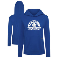 NHL Toronto Maple Leafs Levelwear Women's Relay Banner Arch Pullover Hoodie