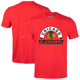 NHL Chicago Blackhawks Levelwear Richmond Banner Arch T-Shirt