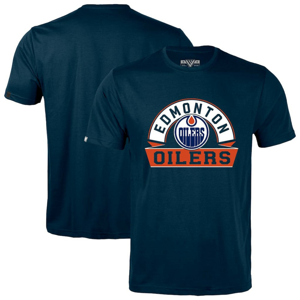 NHL Edmonton Oilers Levelwear Richmond Banner Arch T-Shirt