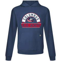 NHL Columbus Blue Jackets Levelwear Relay Banner Arch Pullover Hoodie