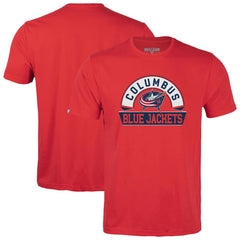 NHL Columbus Blue Jackets Levelwear Youth Little Richmond Banner Arch T-Shirt