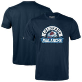 NHL Colorado Avalanche Levelwear Youth Little Richmond Banner Arch T-Shirt
