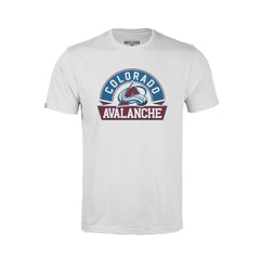 NHL Colorado Avalanche Levelwear Youth Little Richmond Banner Arch T-Shirt