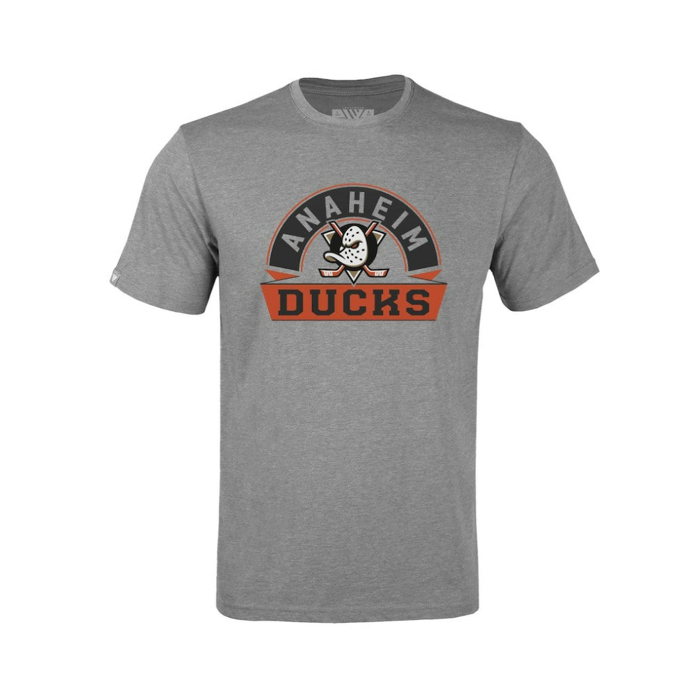 NHL Anaheim Ducks Levelwear Youth Little Richmond Banner Arch T-Shirt