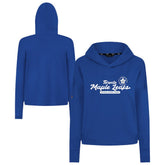 NHL Toronto Maple Leafs Levelwear Women's Sweet Monument Tri-Blend Cropped Pullover Hoodie