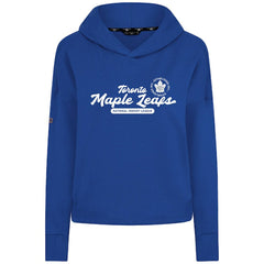 NHL Toronto Maple Leafs Levelwear Women's Sweet Monument Tri-Blend Cropped Pullover Hoodie