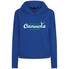 NHL Vancouver Canucks Levelwear Women's Sweet Monument Tri-Blend Cropped Pullover Hoodie