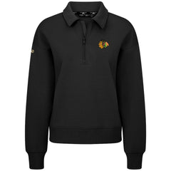 NHL Chicago Blackhawks Levelwear Women's Canmore Quarter-Zip Pullover