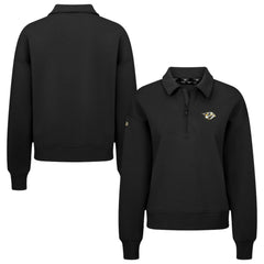 NHL Nashville Predators Levelwear Women's Canmore Quarter-Zip Pullover