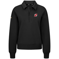 NHL New Jersey Devils Levelwear Women's Canmore Quarter-Zip Pullover