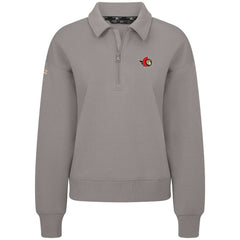 NHL Ottawa Senators Levelwear Women's Canmore Quarter-Zip Pullover