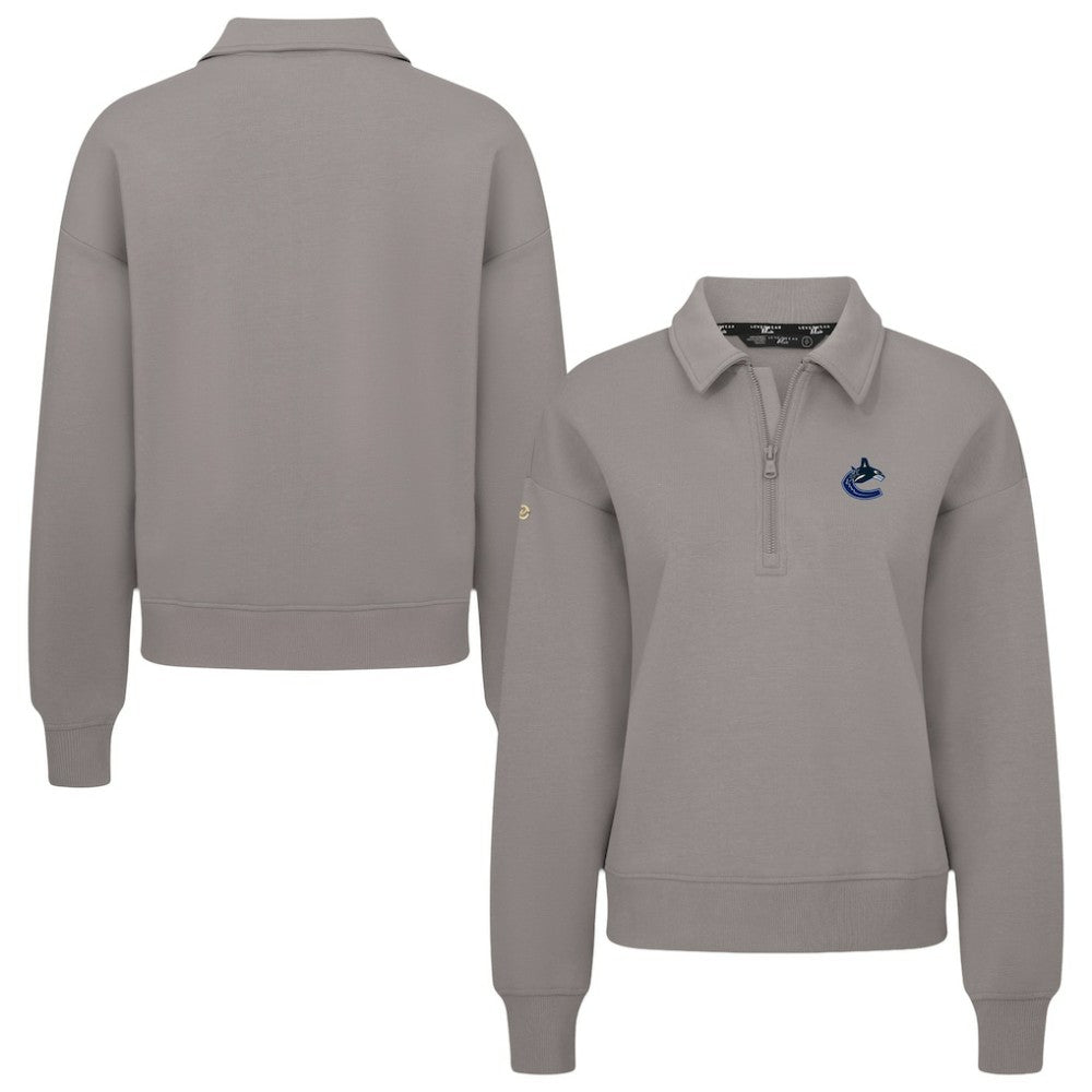 NHL Vancouver Canucks Levelwear Women's Canmore Quarter-Zip Pullover