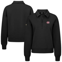 NHL Montreal Canadiens Levelwear Women's Canmore Quarter-Zip Pullover