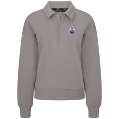 NHL Edmonton Oilers Levelwear Women's Canmore Quarter-Zip Pullover