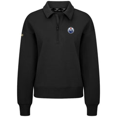 NHL Edmonton Oilers Levelwear Women's Canmore Quarter-Zip Pullover