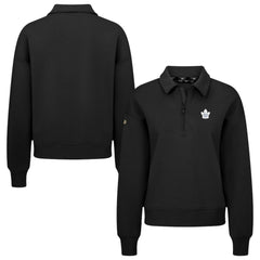 NHL Toronto Maple Leafs Levelwear Women's Canmore Quarter-Zip Pullover