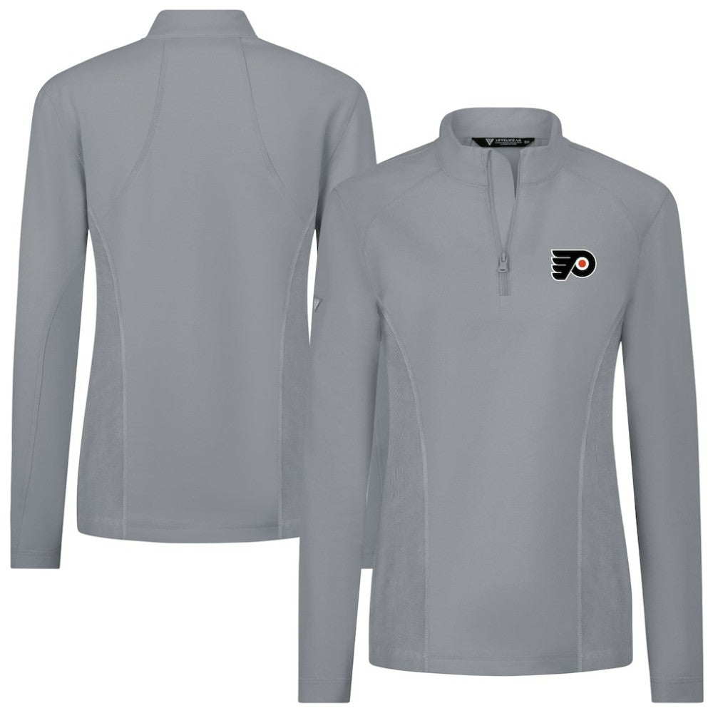NHL Philadelphia Flyers Levelwear Women's Upright Quarter-Zip Pullover