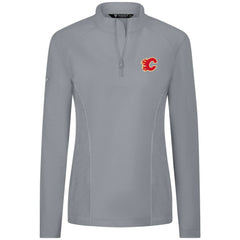 NHL Calgary Flames Levelwear Women's Upright Quarter-Zip Pullover
