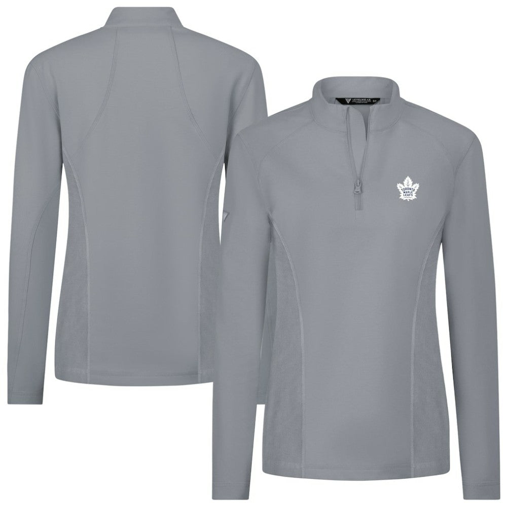 NHL Toronto Maple Leafs Levelwear Women's Upright Quarter-Zip Pullover