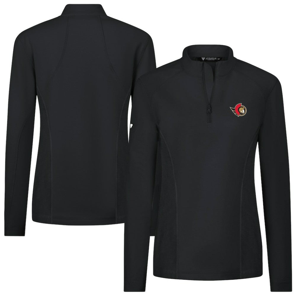 NHL Ottawa Senators Levelwear Women's Upright Quarter-Zip Pullover