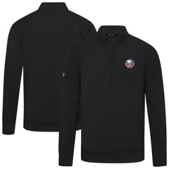 NHL New York Islanders Levelwear Upright Tri-Blend Quarter-Zip Pullover