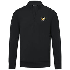 NHL Pittsburgh Penguins Levelwear Upright Tri-Blend Quarter-Zip Pullover