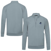 NHL Vancouver Canucks Levelwear Upright Tri-Blend Quarter-Zip Pullover