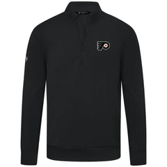 NHL Philadelphia Flyers Levelwear Upright Tri-Blend Quarter-Zip Pullover