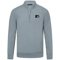 NHL Philadelphia Flyers Levelwear Upright Tri-Blend Quarter-Zip Pullover
