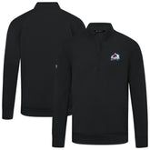NHL Colorado Avalanche Levelwear Upright Tri-Blend Quarter-Zip Pullover