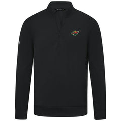 NHL Minnesota Wild Levelwear Upright Tri-Blend Quarter-Zip Pullover