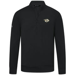 NHL Nashville Predators Levelwear Upright Tri-Blend Quarter-Zip Pullover