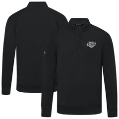 NHL Los Angeles Kings Levelwear Upright Tri-Blend Quarter-Zip Pullover